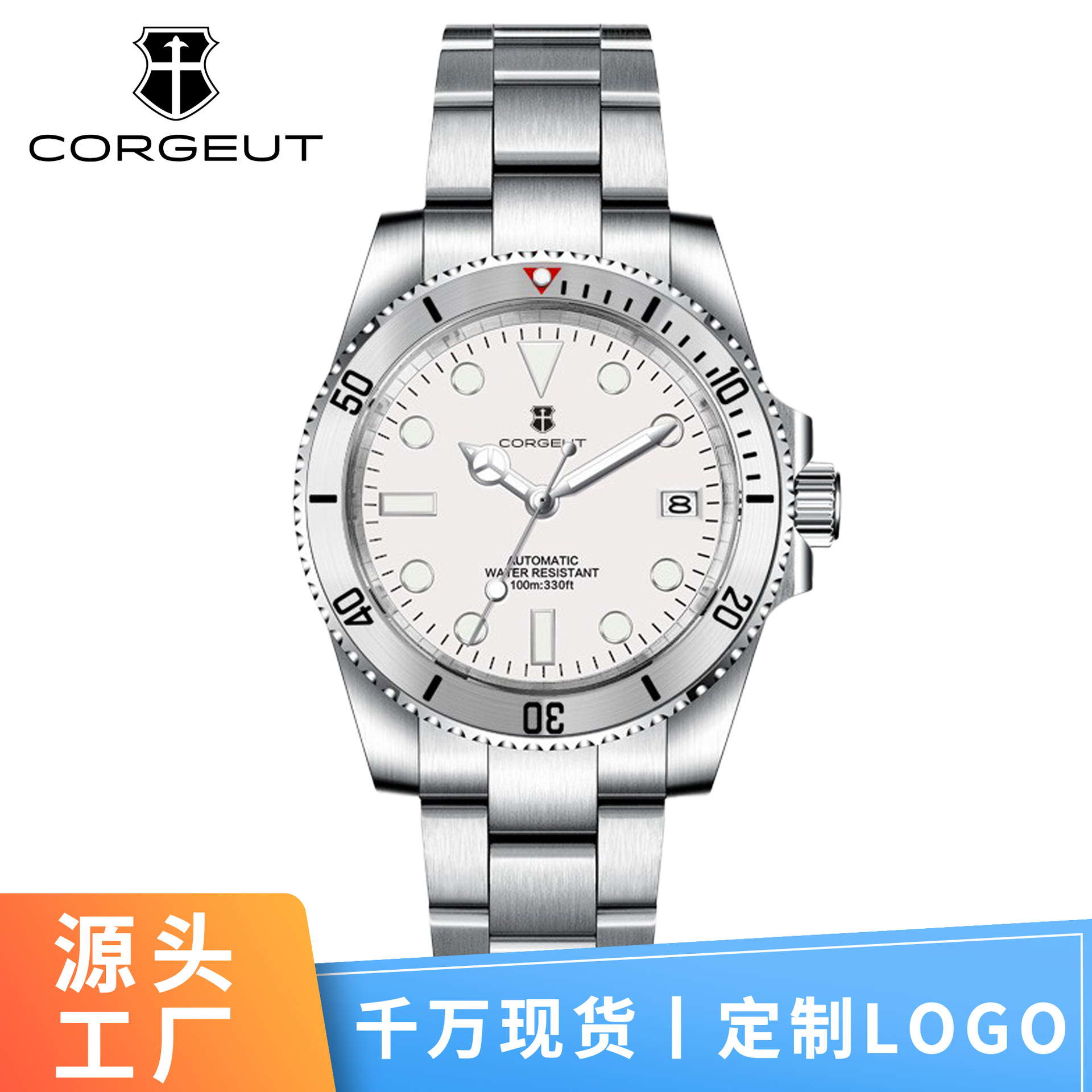 Cross-Border Watch Corgeut 36mm Small Size Watch Women's Accessible Luxury Niche Fully Automatic Mechanical Watch