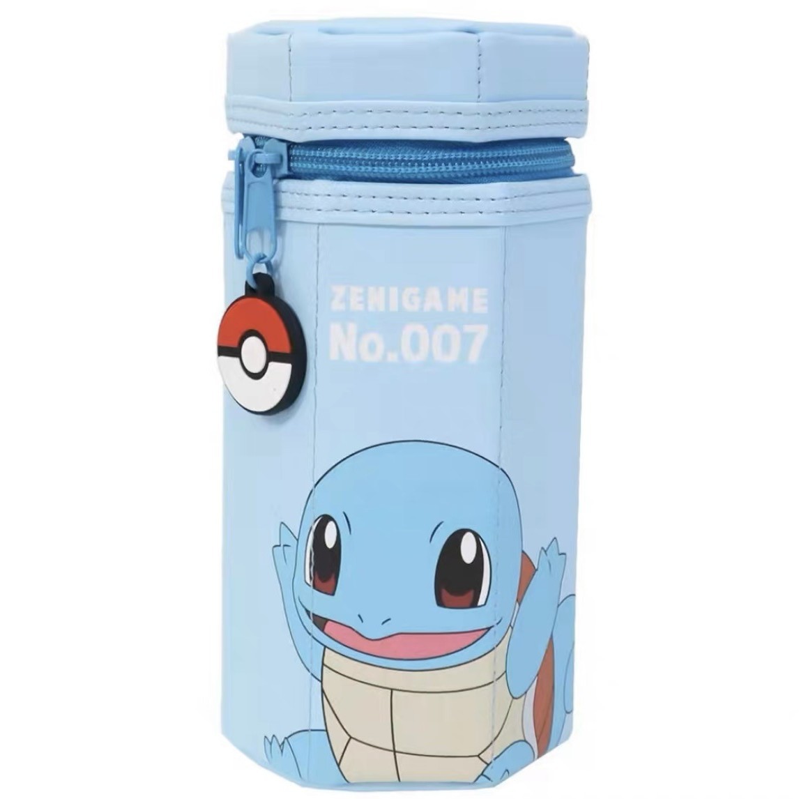 En stock japonés Sanrio PET Elf limitada Pikachu estudiante de primaria masculino y femenino hexagonal lápiz caso cosmético bolsa