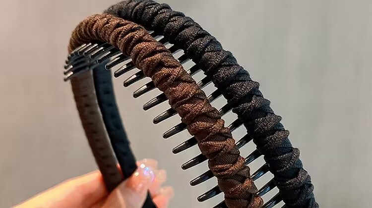 78g Weight Hair Band Hair Accessories Type Women's Simple Style Classic Style Solid Color Cloth Hair Band