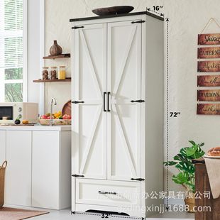 Cross-border exclusive for split-frame door large-capacity layered cabinet multi-functional adjustable partition storage cabinet