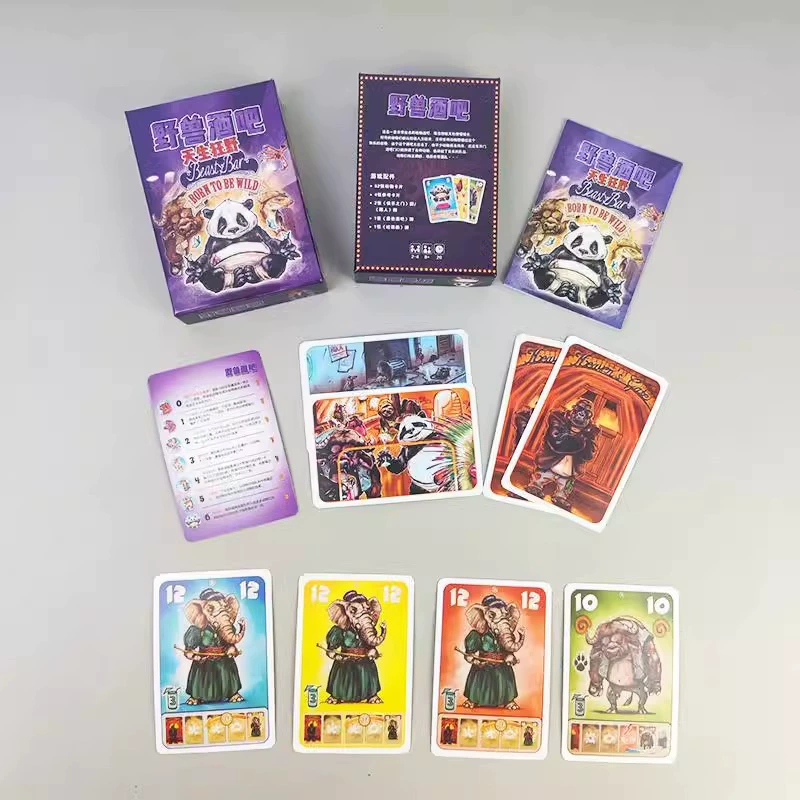 Настольная игра "Beast Bar Trilogy", китайская версия карточной игры Beasty Bar, казуальная вечеринка
