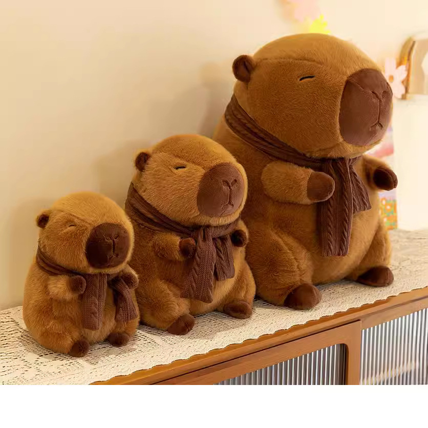 Carpincho de Kapibala, muñeca fea y linda, almohada Kapila, muñeca de animal, juguete de peluche, mochila, regalo de cumpleaños