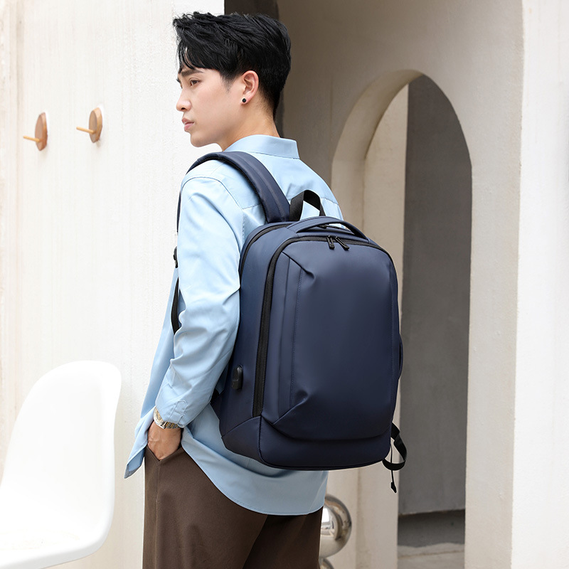 Mochila de negocios de ocio para hombres, nueva bolsa de computadora de moda transfronteriza, mochila de viaje al aire libre de gran capacidad, mochila escolar para estudiantes