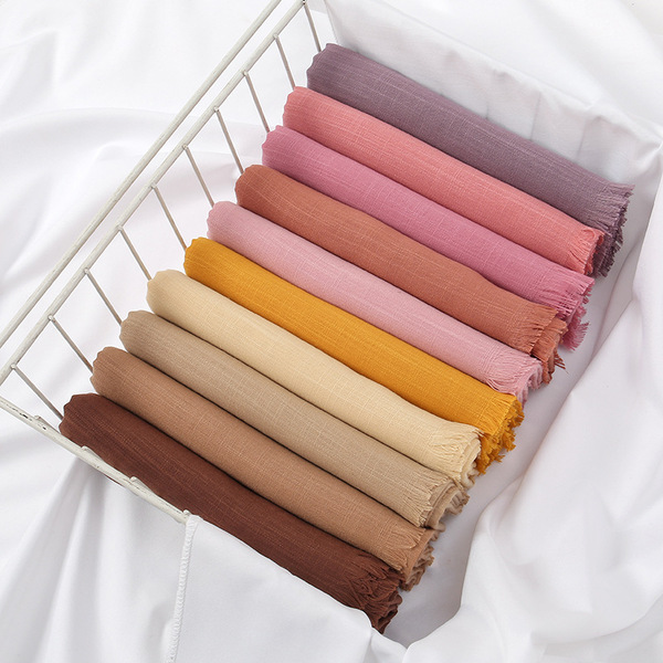 Bamboo cotton breathable universal soft scarf