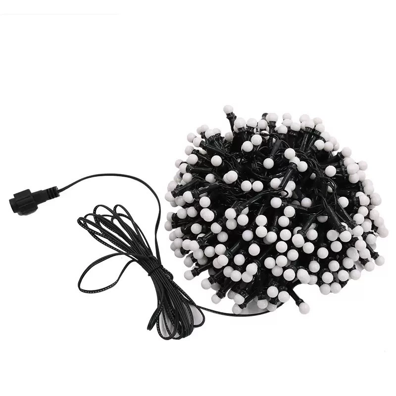 New Year's small ball light string small white ball lantern cherry small ball decorative light outdoor waterproof solar camping light
