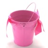 Iron -skinned succulent flower pot bucket toy barrel beach barrel mini candy color small iron barrel