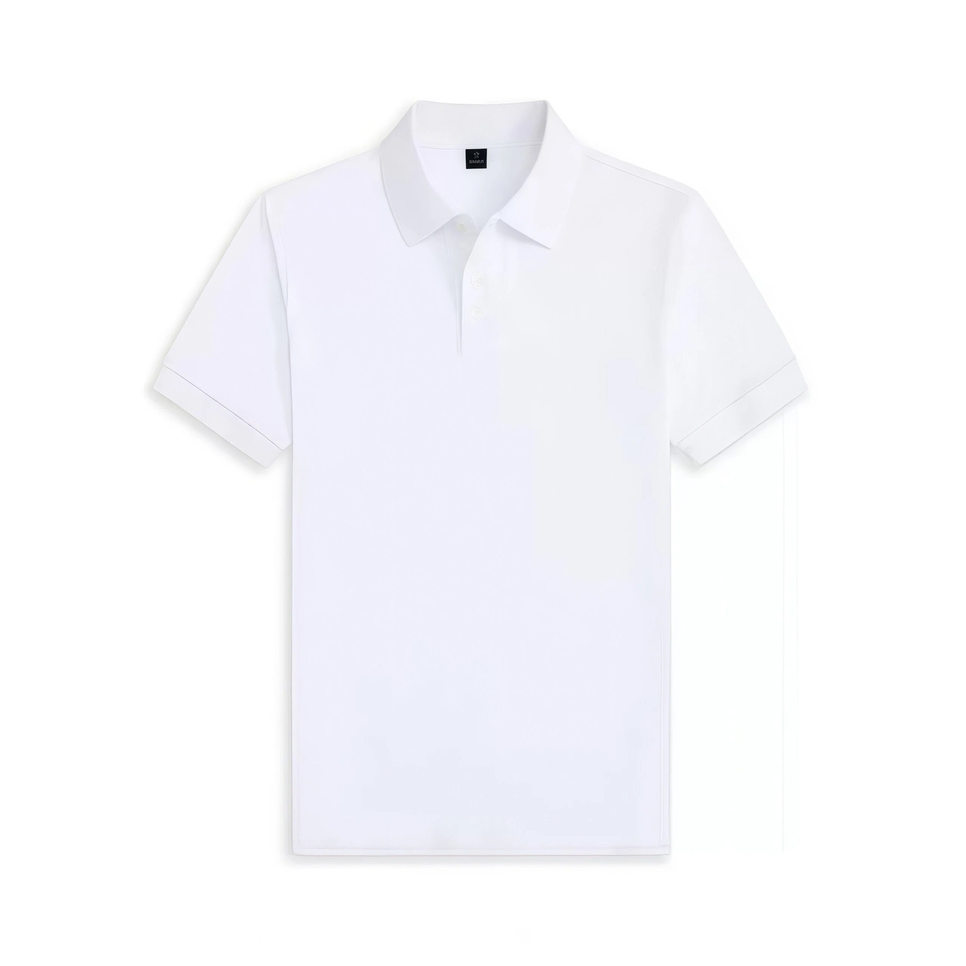 Camisa Polo de Manga Corta para Hombre de Poliéster, Transpirable para Verano