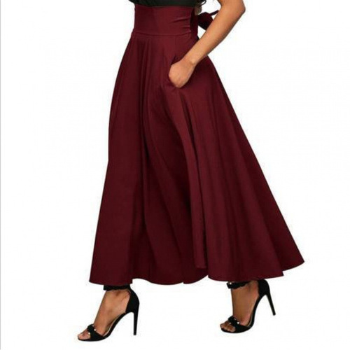  European and American New Arrival Multi-Color Flared Skirt—Hot on Amazon and Wish, Fashionable and Versatile for Women, In Stock!