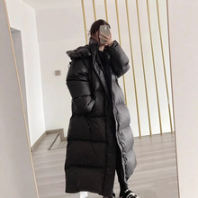 平湖羽绒服女冬季2025年新款韩版中长款时尚加厚爆款过膝大被子