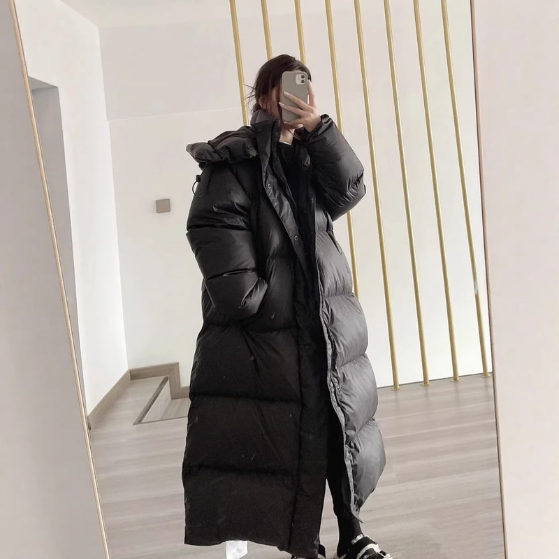 Pinghu Women's down Jacket Winter 2025 New Korean Style Mid-Length Fashionable Thickened Popular Over-The-Knee Large Quilt Coat Pinghu Women's down Jacket Winter 2025 New Korean Style Mid-Length Fashionable Thickened Popular Over-The-Knee Large Quilt Coat