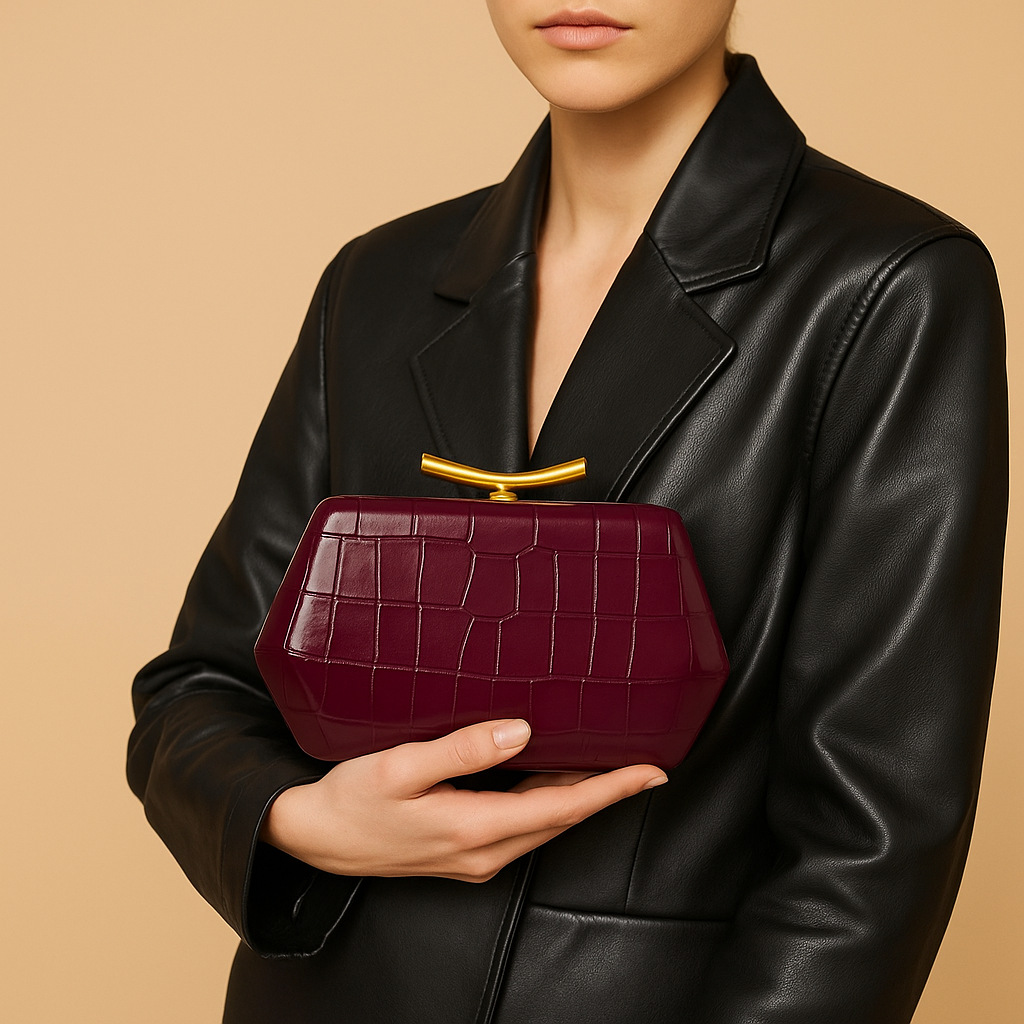 Sac bandoulière léger et luxueux pour femme, en PU gaufré crocodile, pochette élégante pour les soirées et le quotidien, sac tendance pour les mariages et les soirées._voghion.com