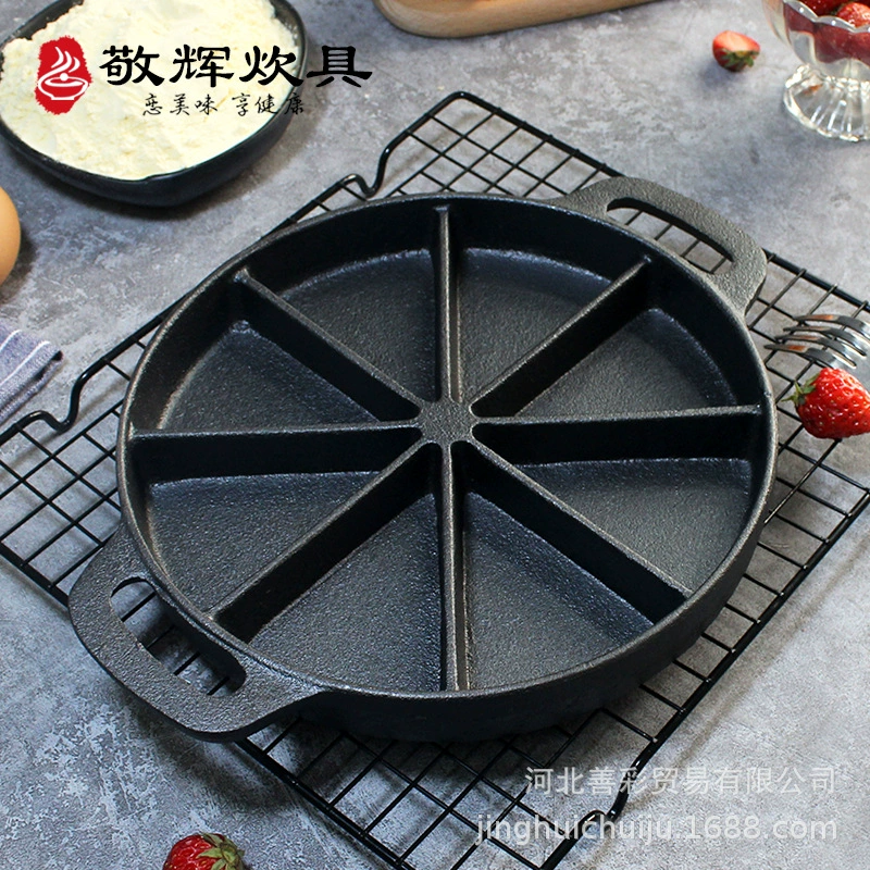 Экспорт чугуна кастрюлю без покрытия кукурузный кекс кастрюлю десерт печенье плесень печь торт плесень чугун кастрюлю