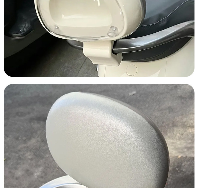Suitable for Ninebot Q Series Transparent Backrests Q30Q80Q90 Electric Vehicle Rear Seat Modification for Stable and Comfortable Passenger Riding