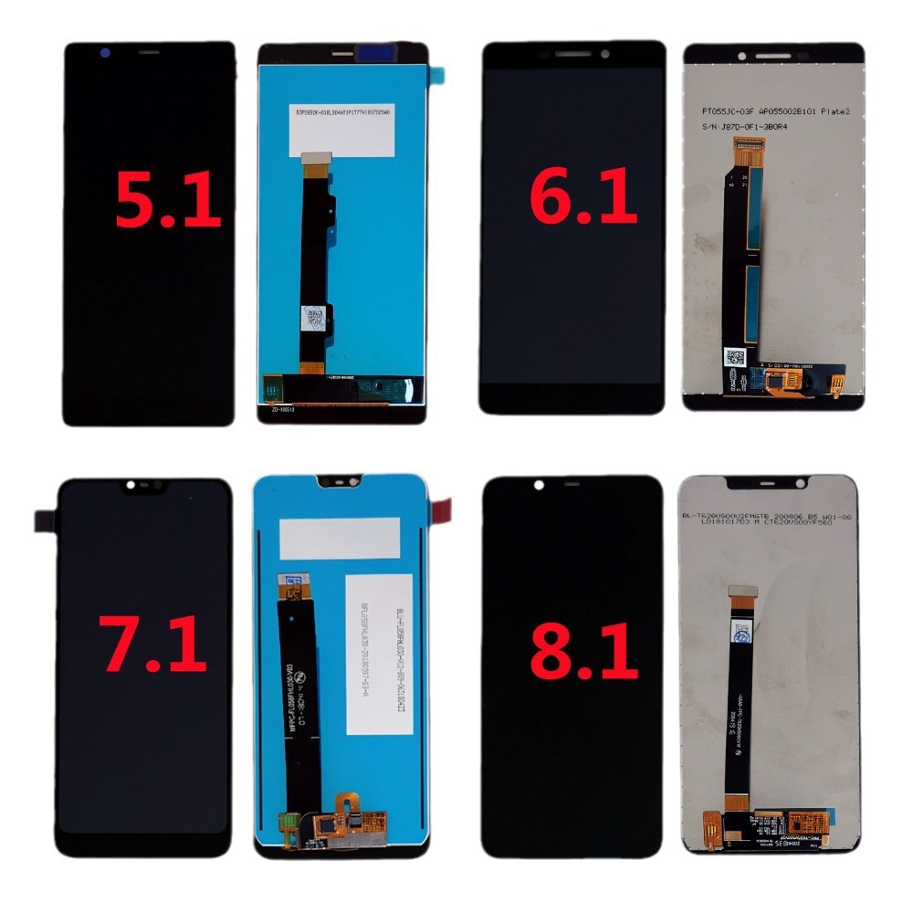 Aplicable a Nokia 2.2 / 3 / 4 / 5 C10 / 21 / 30 LCD Display Asamblea de pantalla de teléfono móvil