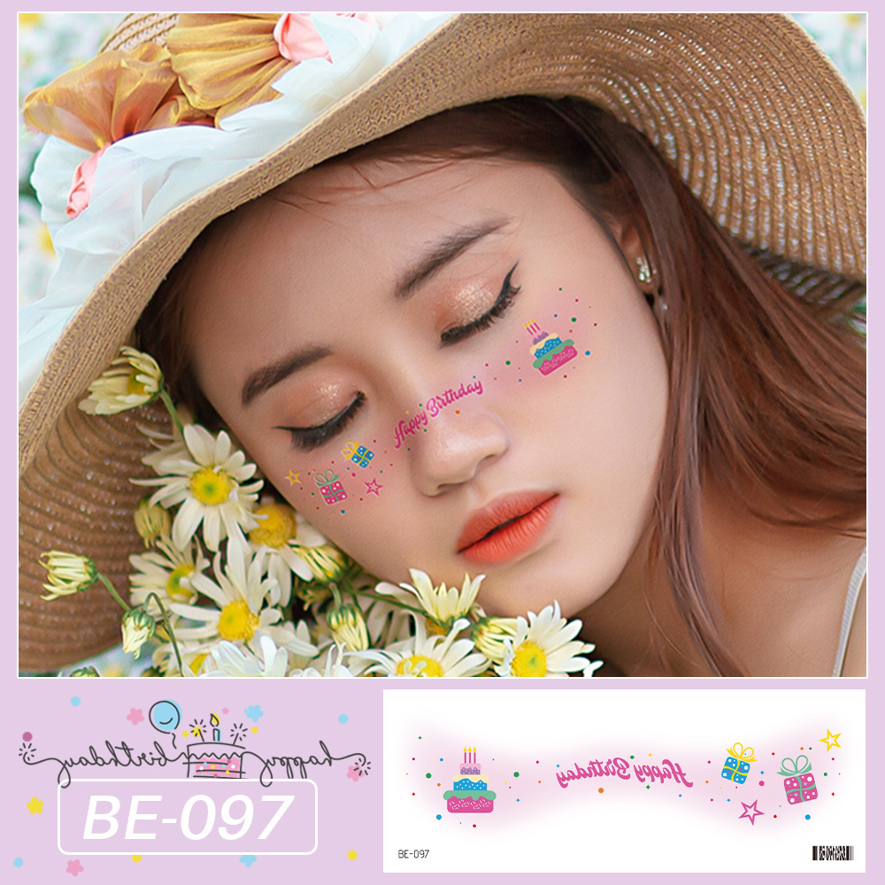 BE-097 (생일파티 페이스 스티커)