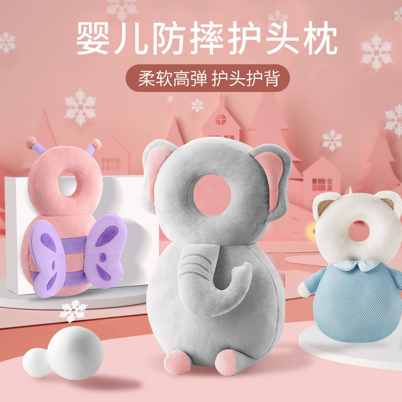 Protector de cabeza anticaídas para bebés ayuda a bebés a aprender a caminar Protector de cabeza anticaídas para bebés a aprender a pararse Protector de cerebro