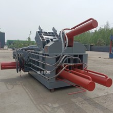 全自动液压金属压块机报废汽车自行车压块机废铁彩钢瓦压块机价格