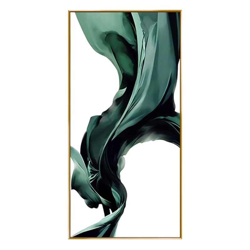 Pasillo moderno pintura decorativa abstracta simple línea cinta Nórdico mural creativo paisaje Luz de lujo puerta de entrada pintura colgante