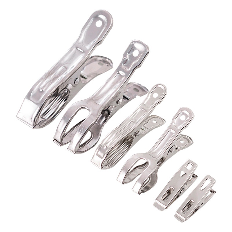 Acero inoxidable clip grande edredón de secado de tamaño pequeño ropa fresca clip de ropa de secado clip de ropa a prueba de viento clip de ropa colcha percha de secado