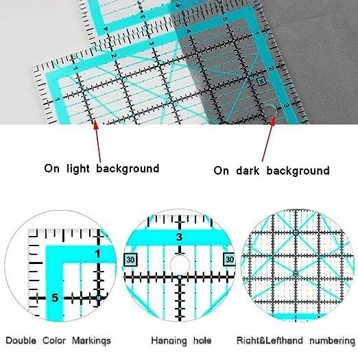 Plantilla acolchada de 4 pies cuadrados (4.5 "X4.5", 6 "X6", 9.5 & qu