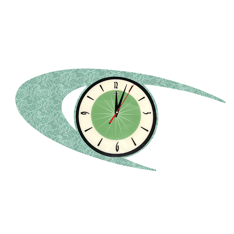 Transfronterizo popular reloj nórdico simple sala de estar Reloj de pared creativo decoración del hogar reloj Retro Luz Reloj de pared de lujo