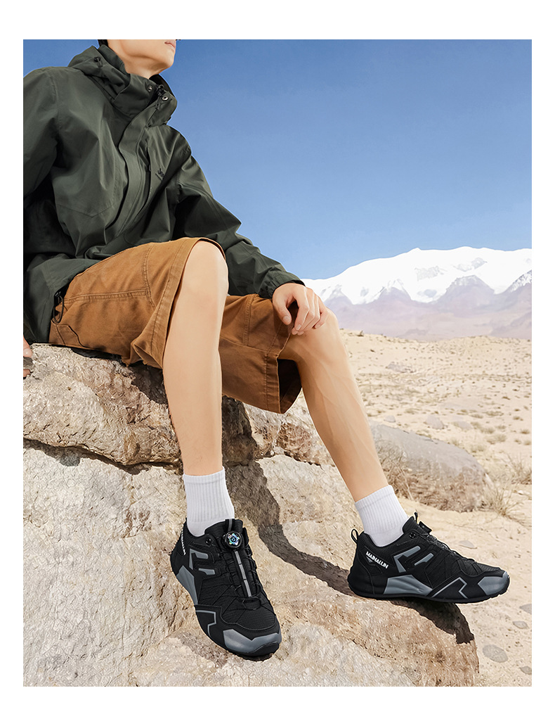 Atmungsaktive Herren Freizeitschuhe Mit Mesh Und Dicker Sohle_voghion.com
