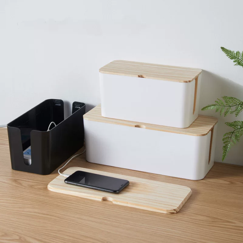 Storage box, wooden charger, table power cable, generating electricity