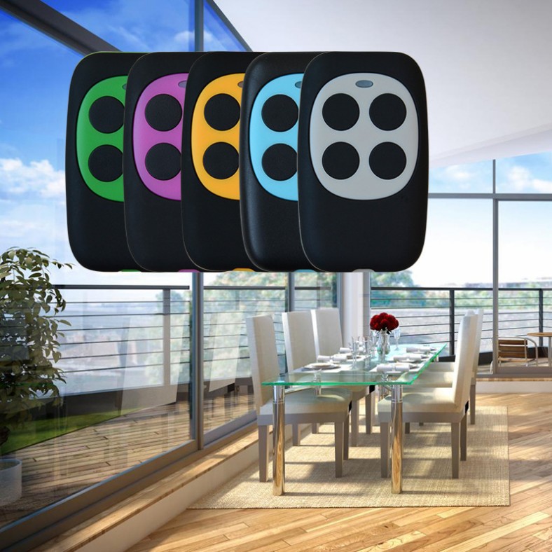 跨境专供 433频率无线拷贝遥控器 无线对拷卷闸门平移门遥控器