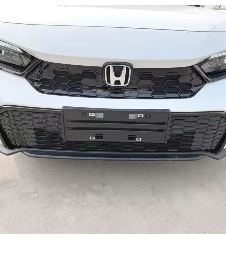 Suitable for 25 Models of Honda Civic Insect-Proof Net, Front Grille Trim, Front Face Decorative Frame, Water Tank Modification Parts