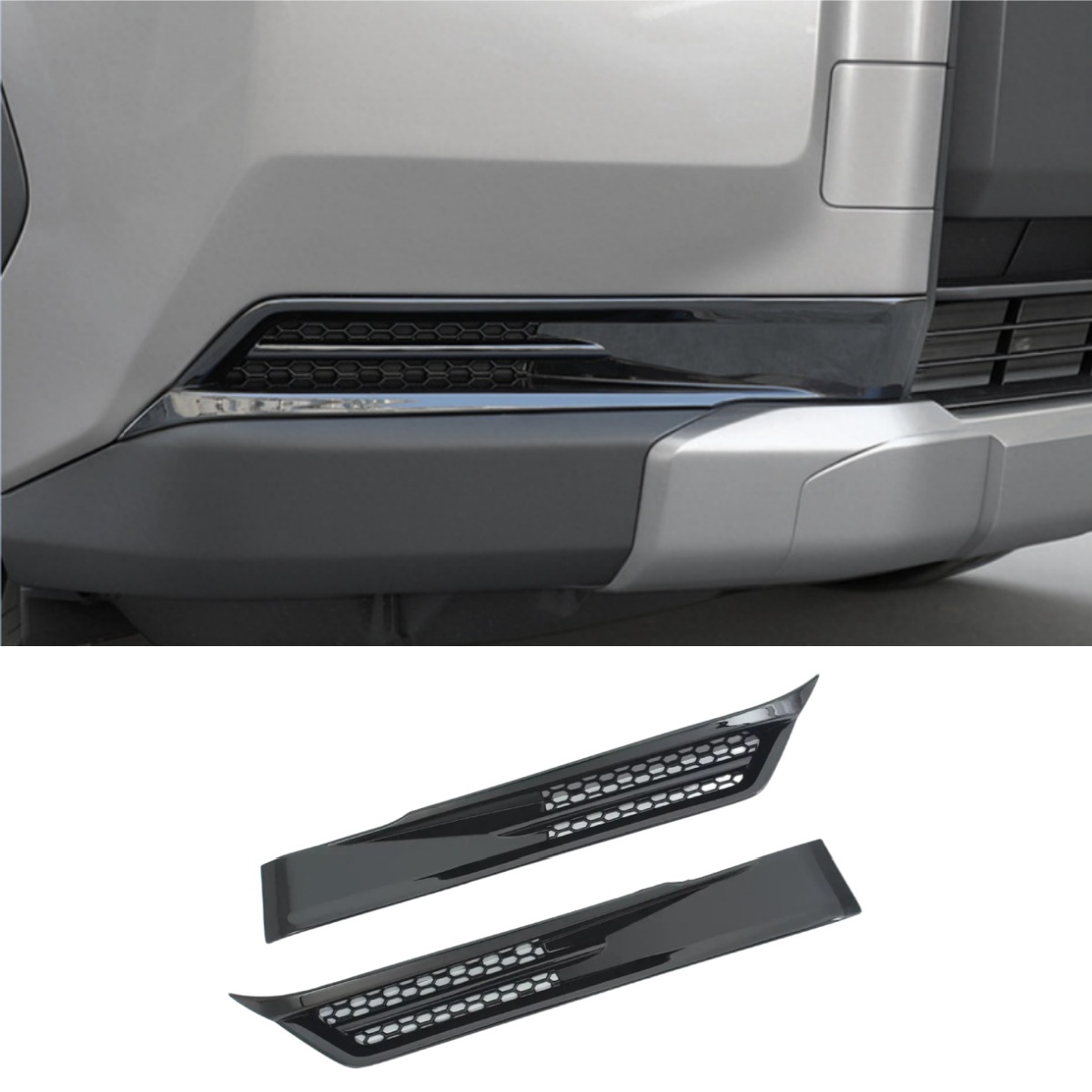 Suitable for Toyota Rav4 26 Models: Rearview Mirror, Fog Light Cover, Corner Protector, Rear Wing Side Cover, Rear Trim Strip