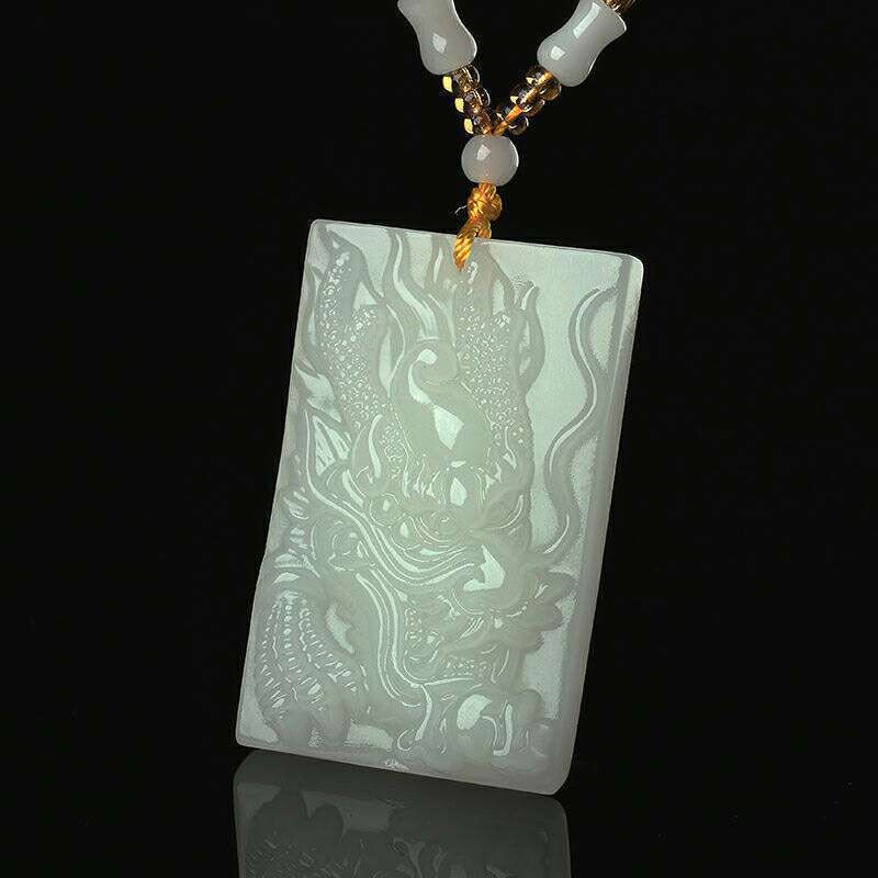 仿真和田玉吊坠考古挖掘玩具女孩创意生日礼物益智手工diy龙凤牌