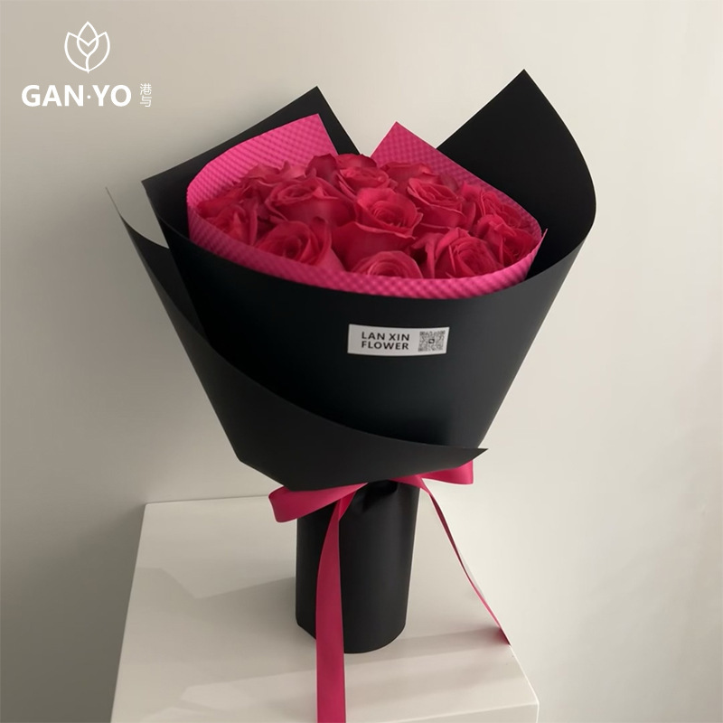 港与 180g硬卡纸鲜花花束包装纸花艺创作造型纸花店包花纸diy材料|undefined