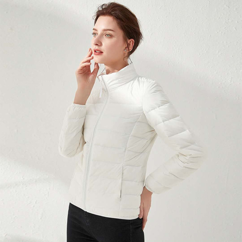 Cross-Border Tiktok Autumn and Winter down Jacket for Women, Lightweight Short Korean Version Seamless One-Piece Knitted Plus-Size Warm Coat Trendy Cross-Border Tiktok Autumn and Winter down Jacket for Women, Lightweight Short Korean Version Seamless One-Piece Knitted Plus-Size Warm Coat Trendy