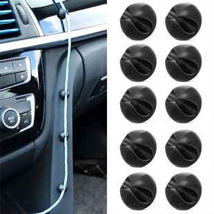 Tpr Driving Recorder Cable Organizer Self-Adhesive Clip Cable Management Buckle Data Cable Power Cord Harness
