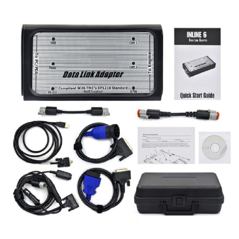 胶箱Cummins inline 6 Data Link Adapter卡车检测仪诊断仪