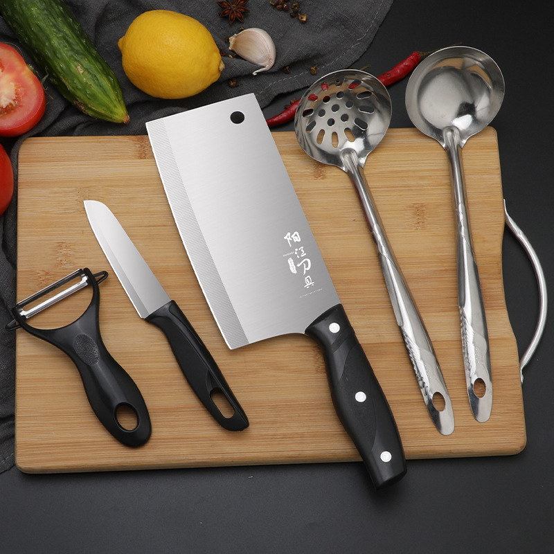 Herramientas de cocina cuchillo de cocina conjunto de tablero de cocina cuchillo de cocina conjunto completo de cocina de acero inoxidable combinación de cuchillo de cocina yunque moldeo por inyección