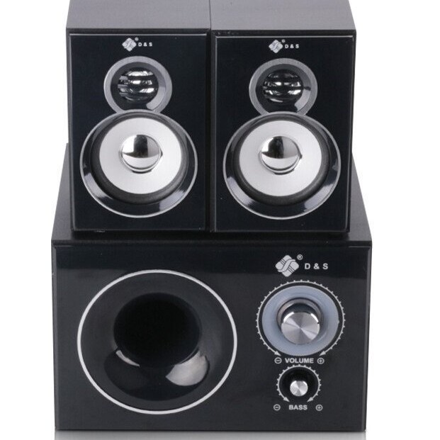 Audio Computer Multimedia Active Wooden Subwoofer Home Theater Desktop Wireless Bluetooth Three-Man Speaker