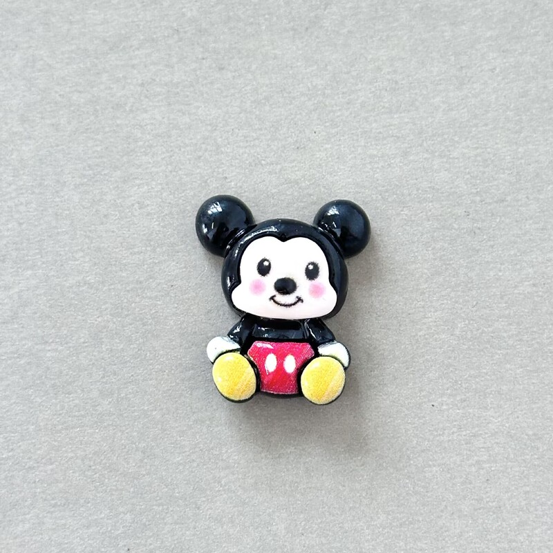 漫画光沢のある花束ミッキーシリーズ diy 樹脂アクセサリー頭飾りヘアピン携帯電話ケース電気自動車ジュエリーパッチ|undefined
