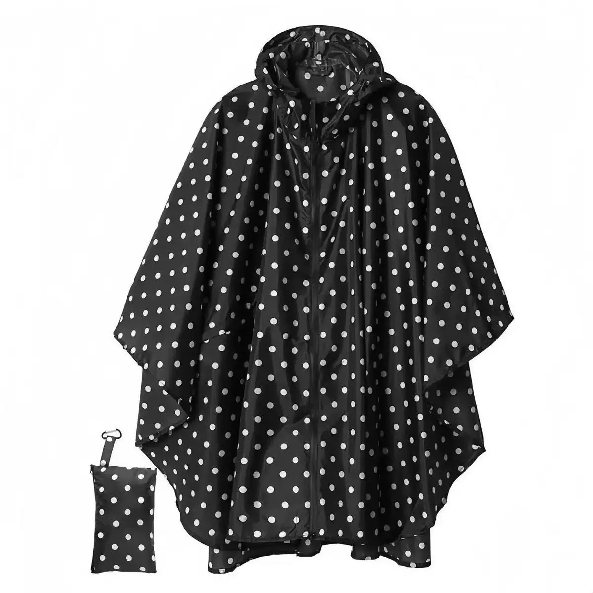 Poncho Impermeable con Cierre Tipo Capa de PU, a Prueba de Lluvias Torrenciales, para Ciclismo