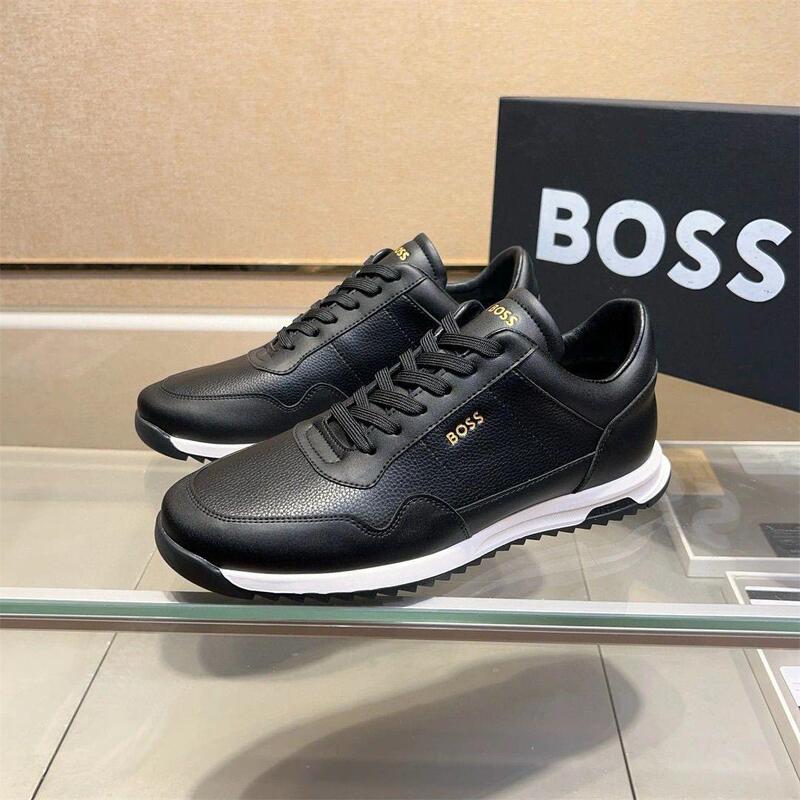 Boss New Sports Casual Men's Shoes, Versatile, Breathable, Super Soft, Comfortable, Trendy, Lightweight, Fashionable, European Size, Export Shoes