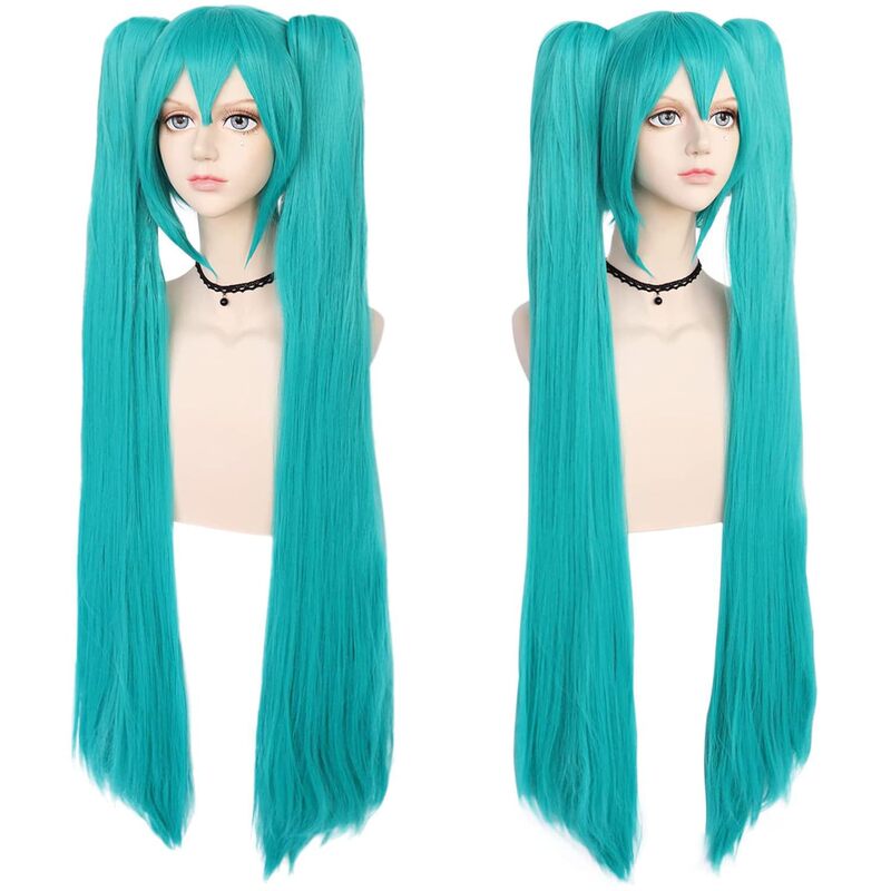 cosplay wig lake blue initial sound future wig cartoon wig factory in stock direct wholesale cosplay wig lake blue initial sound future wig cartoon wig factory in stock direct wholesale
