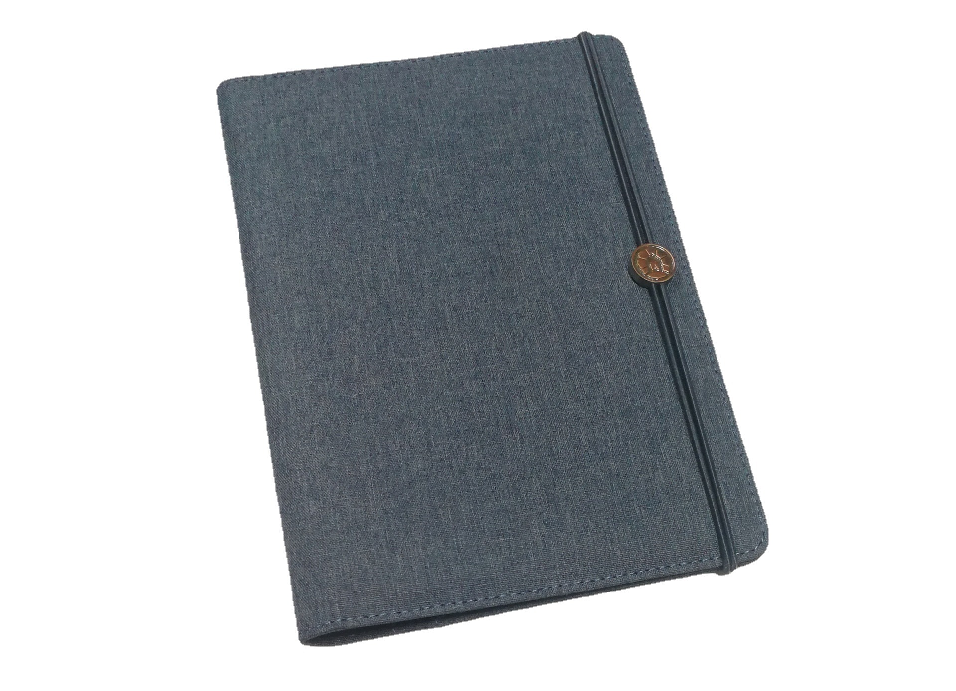 定制布艺本壳封套插页a5笔记本上海厂家印logo防水布料插页笔记本