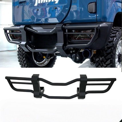 Suitable for 18-25 Models of Jimny Rear Bumper Anti-Collision Bar Jb64/Jb74 Bull Bar Rear Bumper Rear Guard Bar