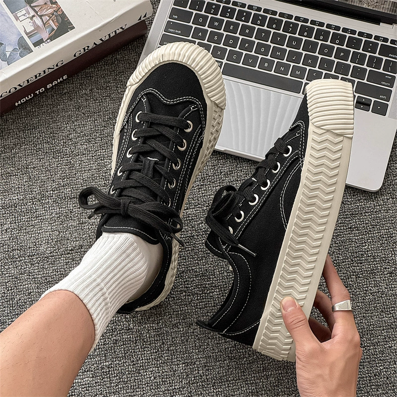 Мужские кроссовки Biscuit Shoes, лето 2025, новые, карамельные, из канваса, модные корейские, трендовые, дропшипинг