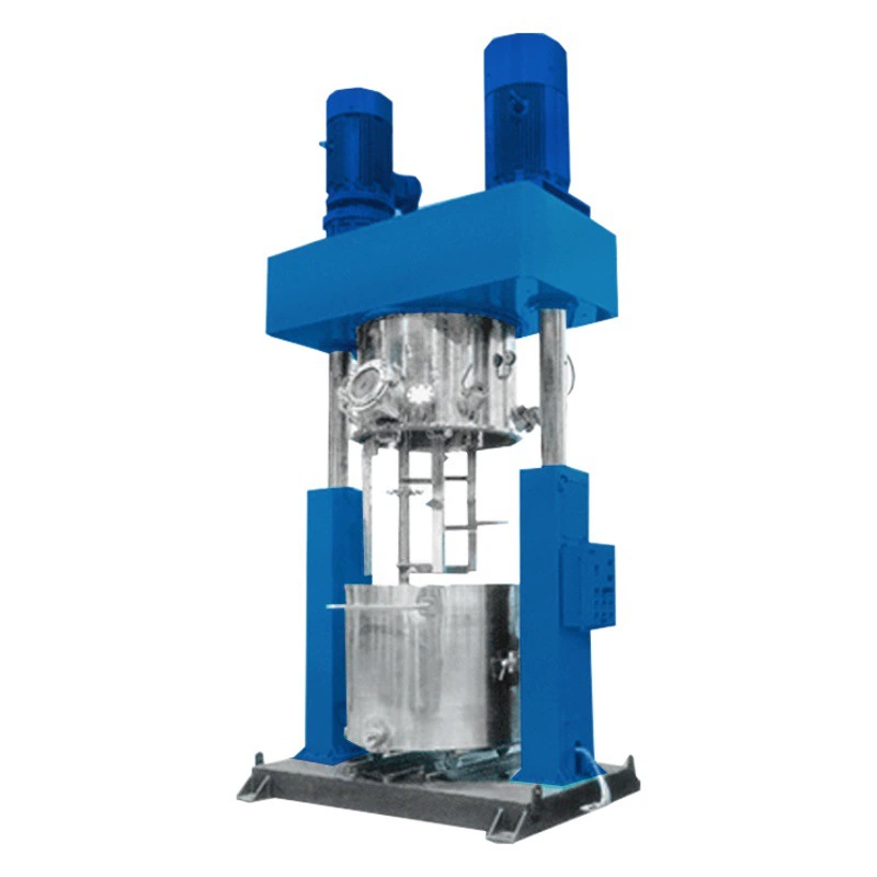 Реакционный чайник планетарный смеситель из нержавеющей стали Герметичный перемешивающий бак Многофункциональный эмульгирующий перемешивающий дисперсионный реакционный чайник