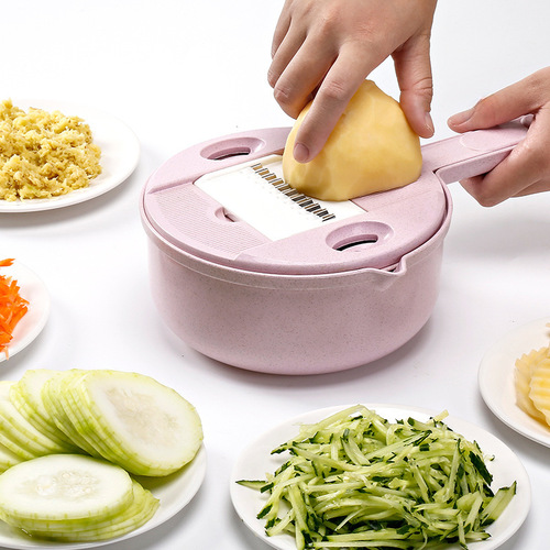 12-piece set of kitchen knife peeler, manual slicing and dicing chopper, potato masher, graters and shredders manufacturer