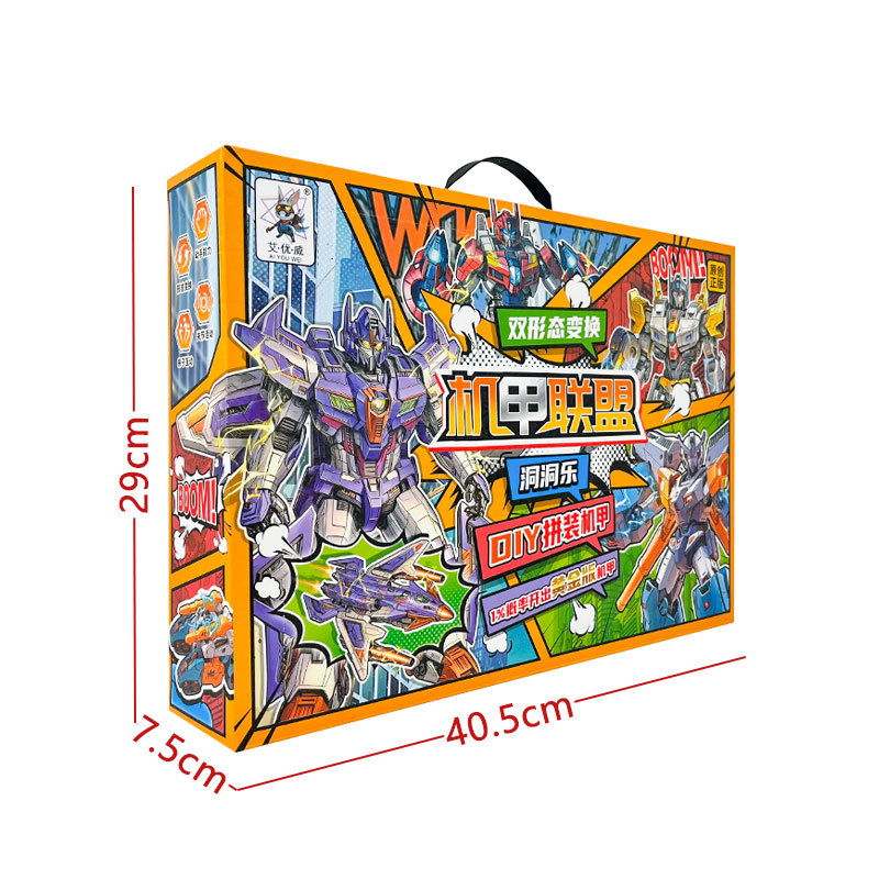 Juguetes de deformación Hole Hole Le Caja ciega Robot Coches King Kong Wasp Optimus Prime Soldado Juguetes modelo de niño hechos a mano