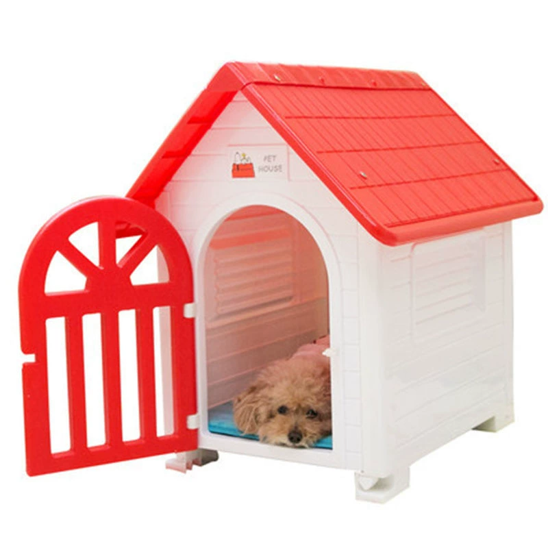 Высококачественный съемный водонепроницаемый открытый большой пластиковый дом для домашних животных-износостойкий УФ-УФ портативный дом для собак