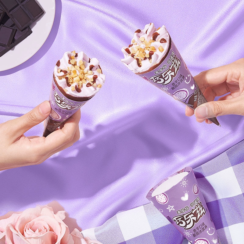 【Pure Qiao Lez】Qiao Lez Popsicle Ice Cream + Crispy Coil Combination