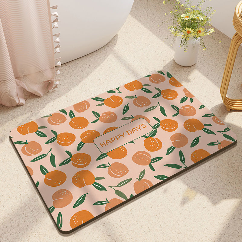 Baño de absorción de agua, suelo de absorción de algas, almohadilla de absorción de agua, cocina de baño, almohadilla verde, almohadilla antideslizante, almohadilla de puerta